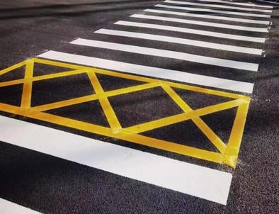 大连大连园区交通标线施工